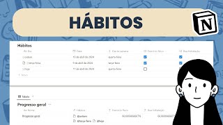 Vamos começar - Como fazer um controle de habitos no Notion | Com progresso geral e criação automática de dias!
