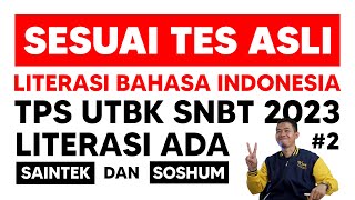 Download lagu SOAL TPS UTBK 2023 LITERASI DALAM BAHASA INDONESIA mp3