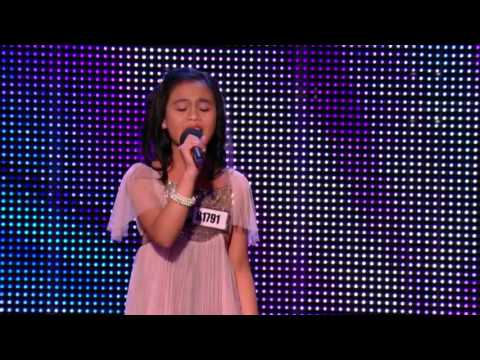 Arisxandra Libantino stuns singing 'One Night Only'   Week 1 Auditions  Britain's Got Talent 2013