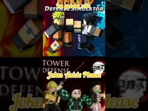 Demon Tower Defense Vs Naruto Tower Defense #shorts