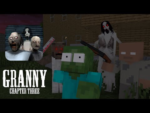 ROBE CUBE - Monster School : Granny Chapter 3 Horror Game Challenge - Minecraft Animation
