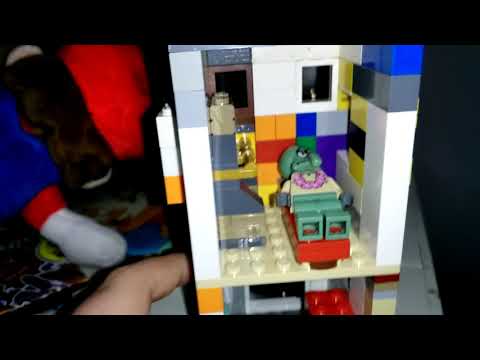 Lego Spongebob custom Squidward's house review
