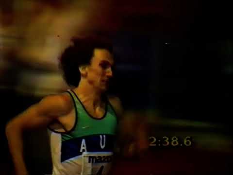 Steve Cram World Mile Record - Bislett Games 1985