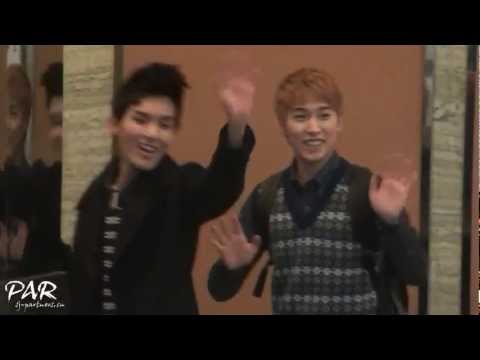 [fancam] 111207 Sungmin & Ryeowook at KBS lobby after Sukira