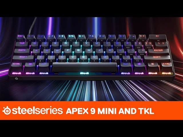 Tastiera da gioco meccanica SteelSeries Apex 9 TKL RGB (USA) video