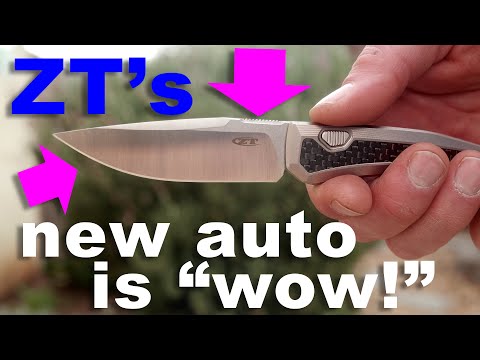 Zero Tolerance's New Auto is Amazing.  ZT 0556 knife Review
