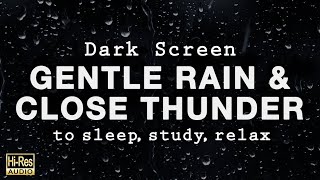 Rain Sounds for Sleeping – Black Screen 🌧️