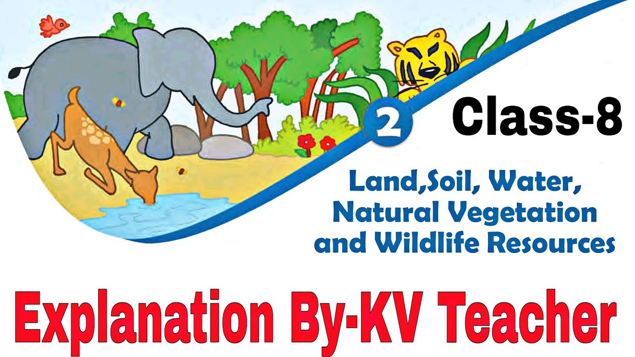 (PART-2) Land, Soil, Water, Natural Vegetation and wildlife Resources / Class-8 Geography Chapter 2