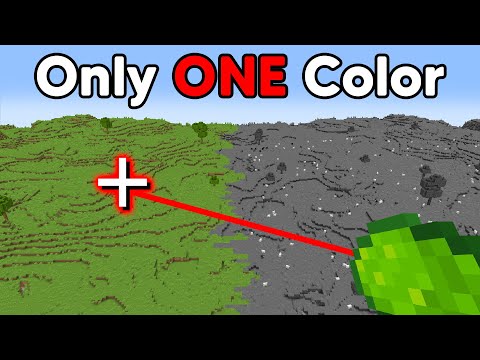 Firelight - Only Using ONE COLOR in Minecraft!