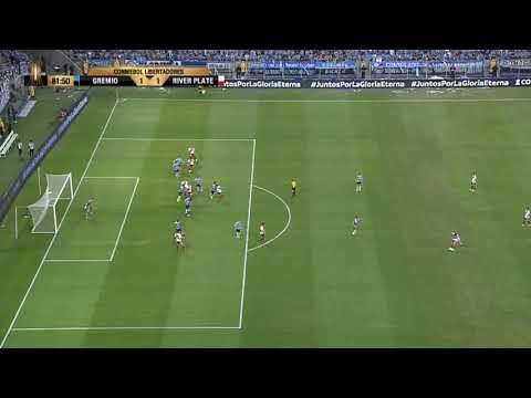 Gol Rafael Santos Borré Gremio 1 River 2