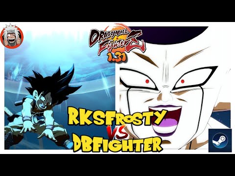 DBFZ RKS Frosty vs DBFighter - (GokuSSJ, Cell, GokuGT) vs (A21, Frieza, Broly) Ver 1.31