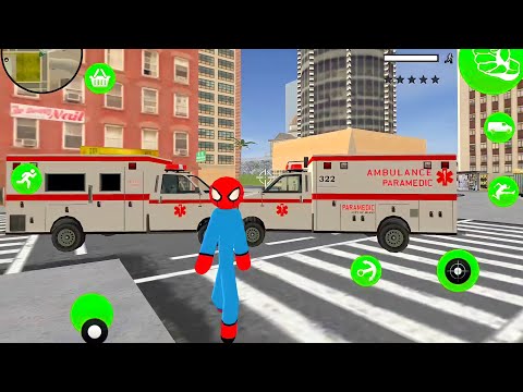 Policeman Detective Stickman Game #5 - Spider Police Officer On Duty - Android Gameplay Full HD