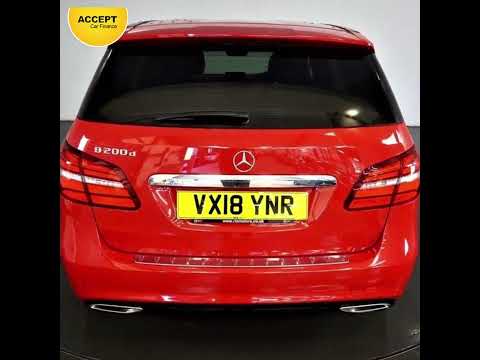 Thumbnail for 2018 Red Mercedes B200d 2.1 AMG Line Premium Auto @ Accept Car Finance with 400 cars for delivery by SEAT, Car, Vehicle