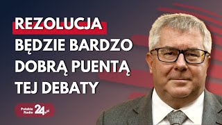 Debata w PE o Rosji. Ryszard Czarnecki: nie ma szczeliny w murze potępienia dla Putina