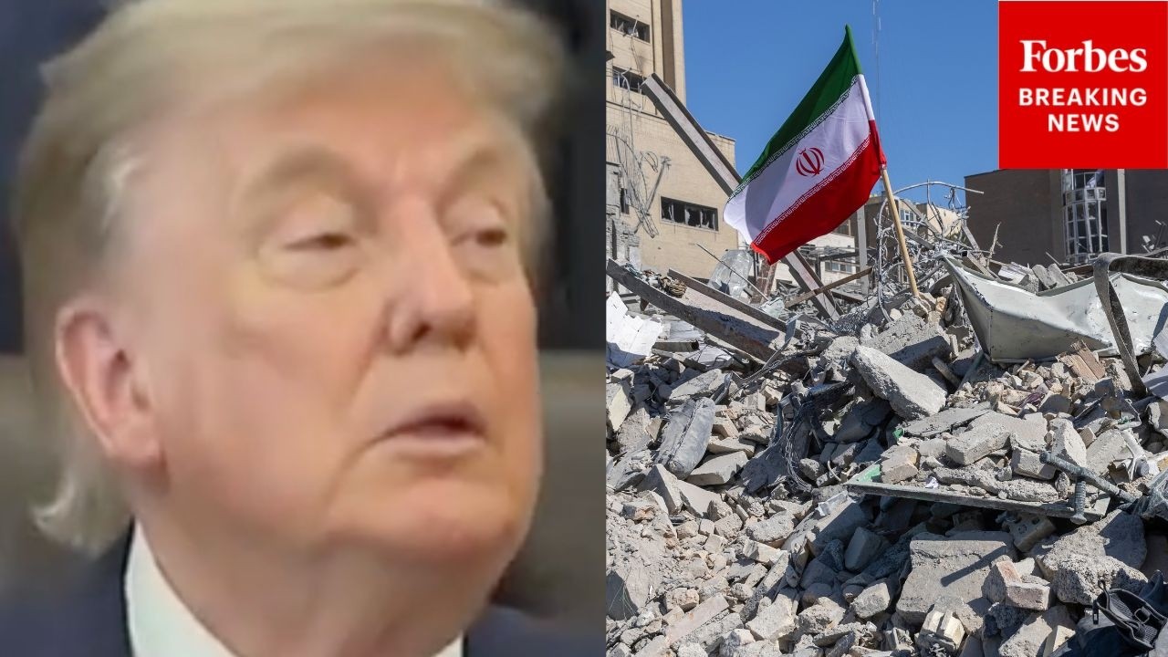 Video | Reporter Asks Trump Point Blank: 'What Is The Exit Strategy' In Iran?