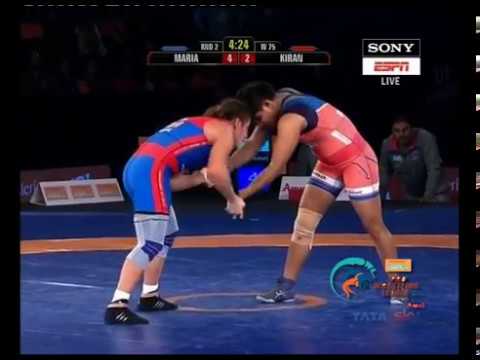 Pro Wrestling League 2017: Kiran VS Maria Mamashuk 4th Jan| Haryana Hammers Vs UP Dangal