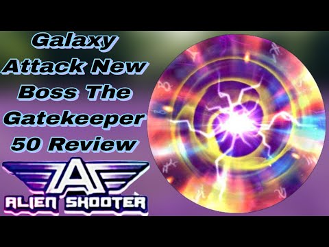 Galaxy Attack: Alien Shooting | New Boss Mode | New Boss 50 The Gatekeeper Review | By Celarosh