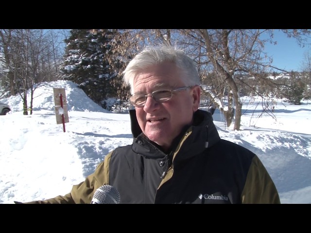 Reportage – Inauguration du sentier de glace au parc Saint-Aubin