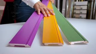 Молдинг из полистирола высокой плотности HI WOOD LB32 под подсветку 32,5мм х 24,0мм х 2,0м. Покраска под заказ