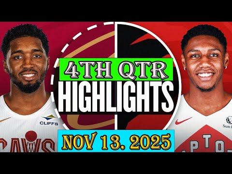 Cleveland Cavaliers vs Toronto Raptors 4th Qtr Nov 13.2025 Highlights | NBA hightlight