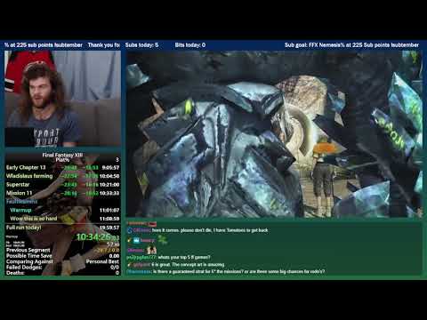 Final Fantasy XIII Platinum Trophy (All Achievements) Speedrun (PC) 19:28:16 - Part 2/2