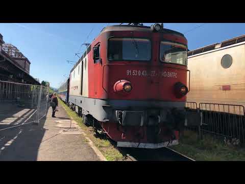 Sosirea lui R 2708 Ilia-Petrosani in Gara Simeria