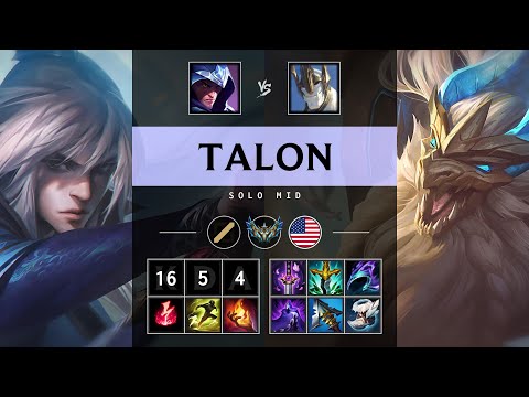 Talon Mid vs Galio - NA Challenger Patch 25.07