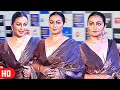 Baapre सब बाहर Divya Dutta Flaunnts Her Huge Figure In Deep Neck Saree At Zee Cine Award