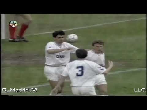 3/5/1992 Real Madrid- Real Zaragoza (2-0) Liga