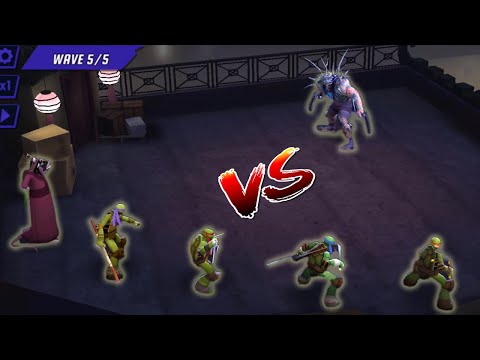 TMNT Legends Splinter & Ninja Turtles Nick VS Super Shredder