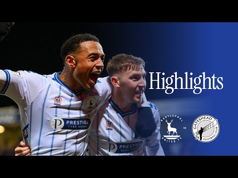 Highlights | Hartlepool United 2-1 Gateshead