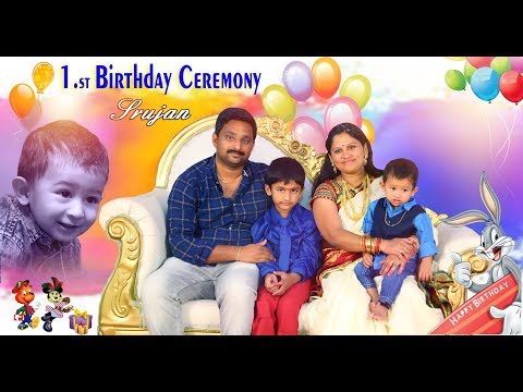 Srujan 1st birthday Celebration Highlights