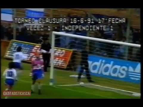 Vélez 1-1 Independiente - Clausura 1991