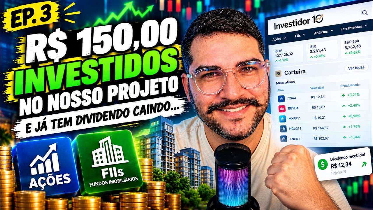 R$150,00 DE CAPITAL NO NOSSO PROJETO | COMEÇANDO DO ZERO #03