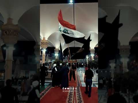 ⁣خدم يرددون آيات الولاء في حضرة اهل الجود والنقاء حزنا على سيدة النساء ومواساة للائمة النجباء