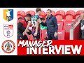 INTERVIEW: Doolan's reaction on the defeat to Mansfield Town