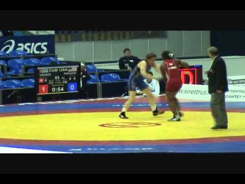 2010 WORLDS: Elena Pirozhkova (USA) dec. Katerina Lopez (CUB), 63 kg W