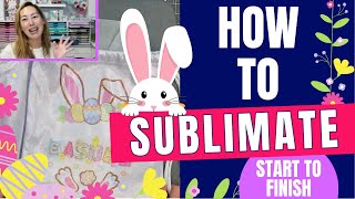 How To Sublimate A Bag From Start To Finish