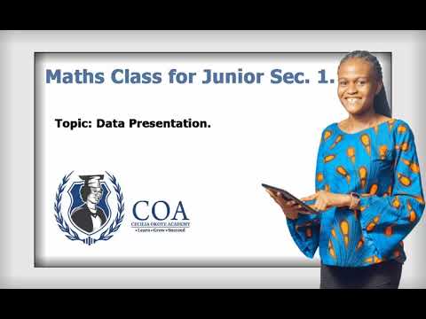 JSS 1 Maths Lesson 39 - Data Presentation. Like, Share And Subscribe.