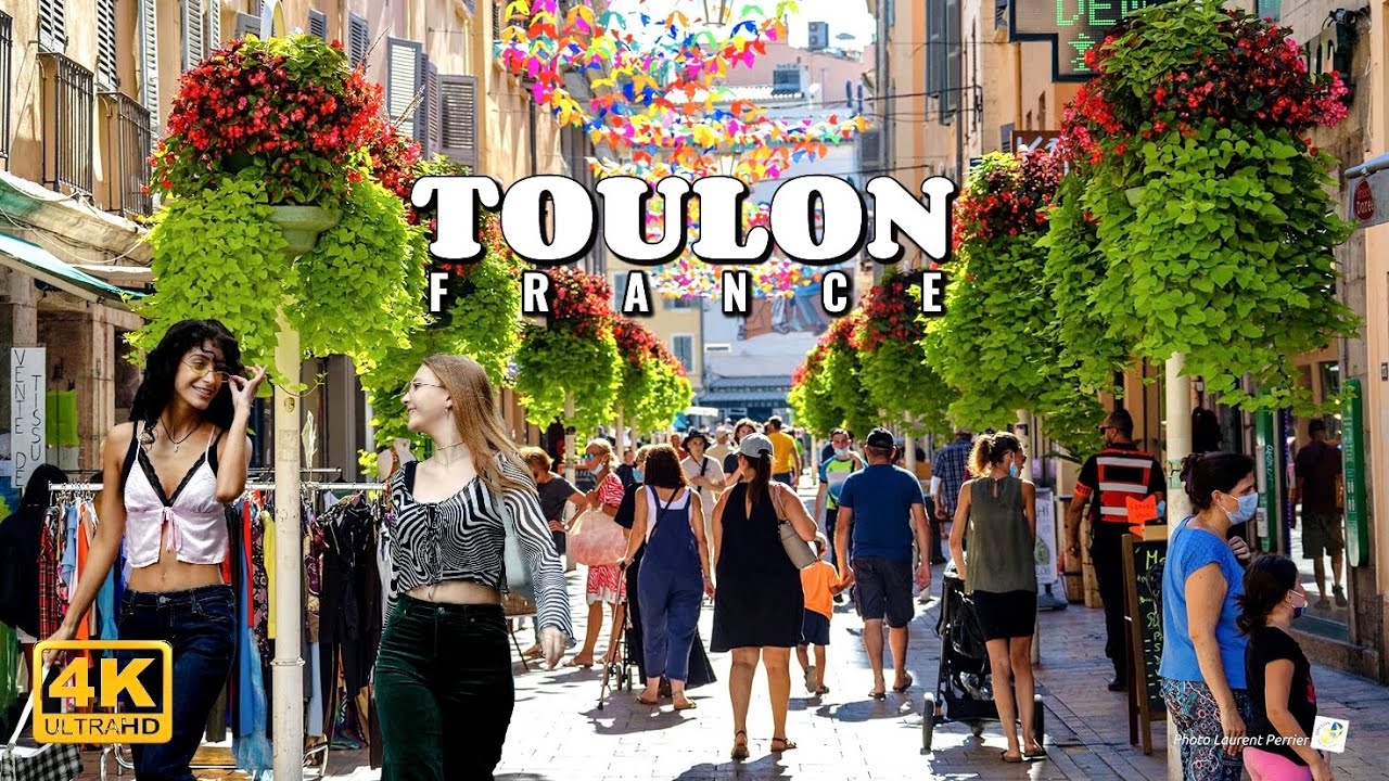 Exploring Toulon Ville — 4K Walking Tour