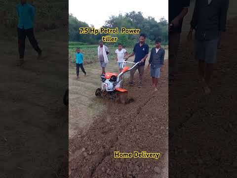 7.5 Hp Power Tiller Power Weeder #farming #satisfying #powertiller Tiller