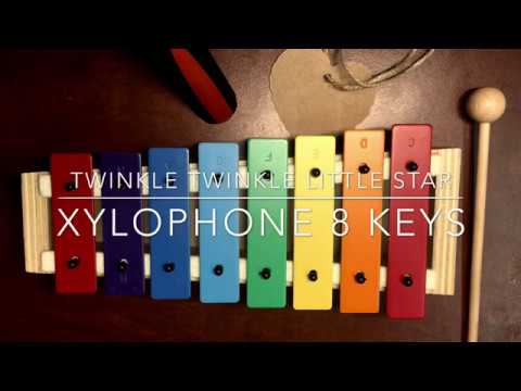How to play twinkle twinkle little star on xylophone 8 key!
