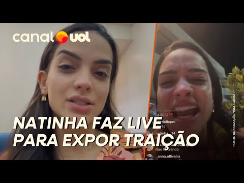 NATINHA DO VÔLEI FAZ LIVE PARA EXPOR TRAIÇÃO: ‘PARA NÃO FICAR PAGANDO PAU PRA ELE’
