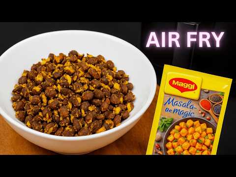 Easy Air Fryer Recipes 🍟 | Healthy Snack in 5 Minutes | Chatpata Chana 🌶️ | Indian Snack Recipe