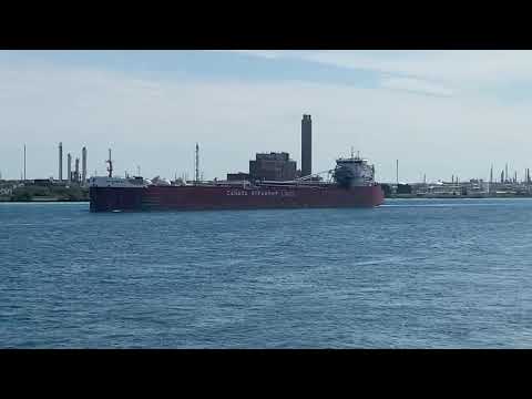 CSL Whitefish Bay Sailing Upbound Slowly (08/25/2021)