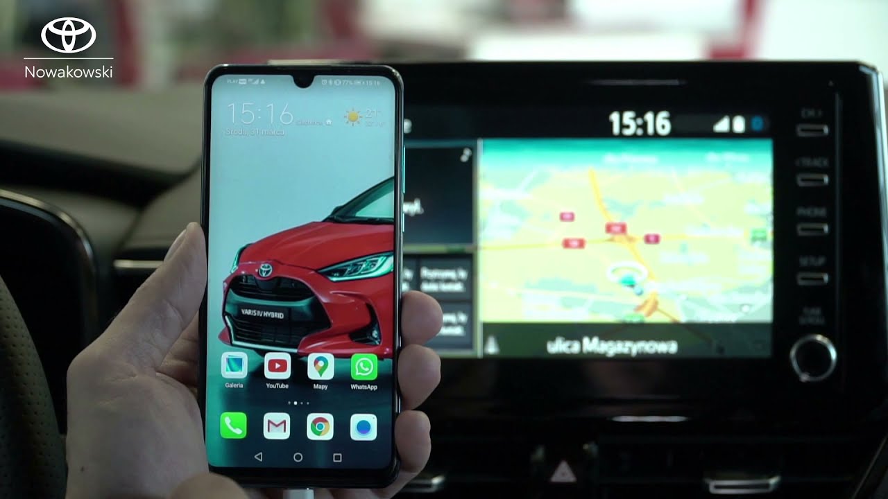 Jak połączyć nasz telefon z Toyotą Bluetooth / Android Auto&Apple Car Play