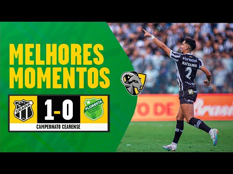 Gols e lances de Ceará x Floresta