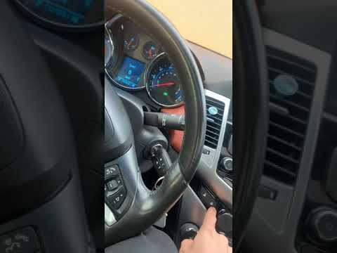 How to open the trunk Chevy Cruze 2011-2014