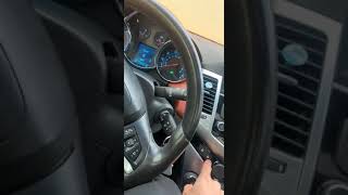 How to open the trunk Chevy Cruze 2011-2014