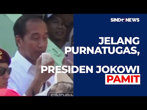 Presiden Jokowi Pamit kepada Warga Pasar Soponyono Jelang Purnatugas